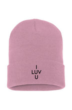 Load image into Gallery viewer, I LUV U Cuffed Beanie