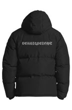 Load image into Gallery viewer, VERSI8NEIGHT Scan/Sicario Logo Hooded Puffer Jacket