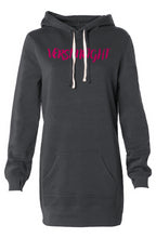 Load image into Gallery viewer, VERSI8NEIGHT Script Logo Hooded Sweatshirt Dress