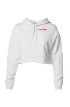 Load image into Gallery viewer, VERSI8NEIGHT Script Logo Lightweight Crop Hoodie