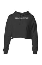 Load image into Gallery viewer, VERSI8NEIGHT Sicario Logo Lightweight Crop Hoodie