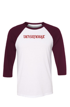 Load image into Gallery viewer, VERSI8NEIGHT Gothic Logo Baseball Tee