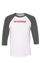 Load image into Gallery viewer, VERSI8NEIGHT Gothic Logo Baseball Tee