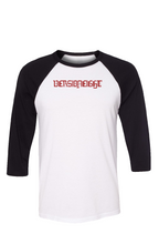 Load image into Gallery viewer, VERSI8NEIGHT Gothic Logo Baseball Tee