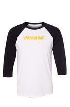 Load image into Gallery viewer, VERSI8NEIGHT Stencil Logo Baseball Tee