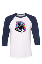 Load image into Gallery viewer, Mystic Demon Unicorn Baseball Tee