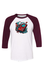 Load image into Gallery viewer, Gameboy Splash Baseball Tee