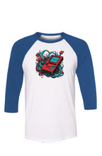 Load image into Gallery viewer, Gameboy Splash Baseball Tee