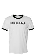 Load image into Gallery viewer, VERSI8NEIGHT Gothic Logo Ringer T-Shirt