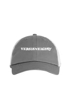 Load image into Gallery viewer, VERSI8NEIGHT Vintage Logo White Washed Trucker Cap