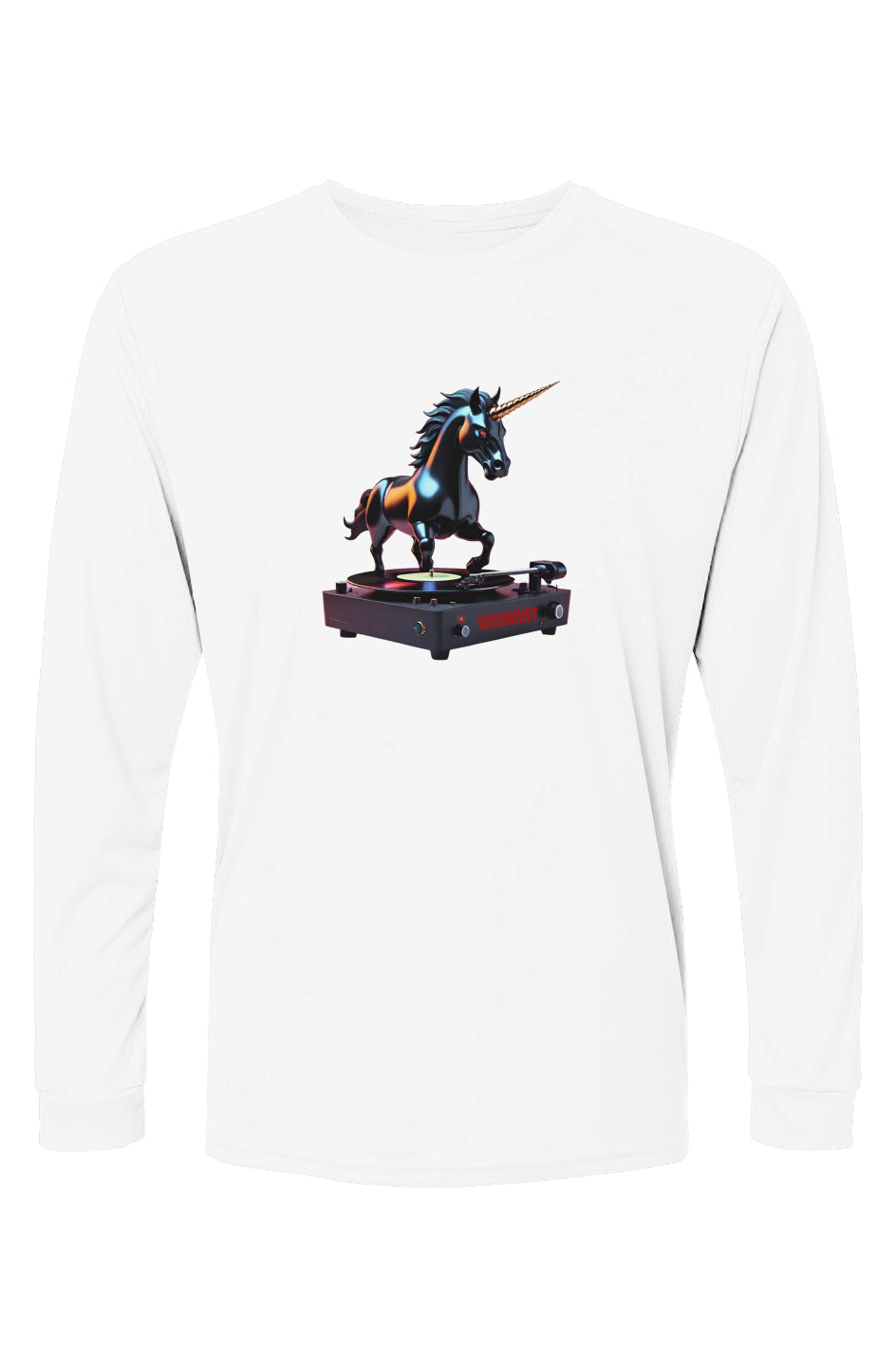 Dark Demon Unicorn Islander Long Sleeve Tee