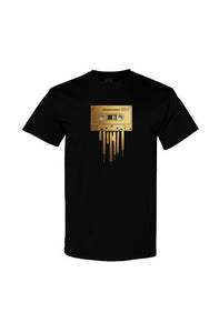 Gold Drip Cassette Tee