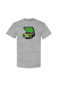 Green Record Player Tee