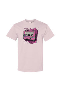 Pink Cassette City Tee