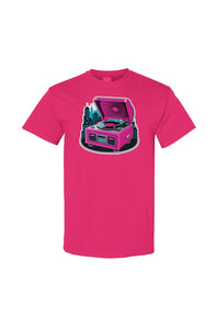 Pink Record Player Tee