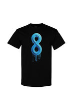 Load image into Gallery viewer, Dripping Blue Eight Tee
