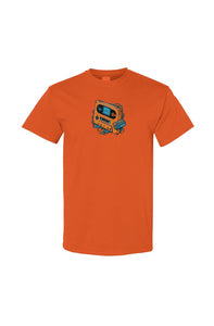 Orange Gameboy Gun Tee