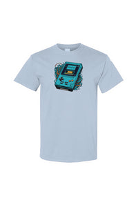 Blue Gameboy Splash Tee