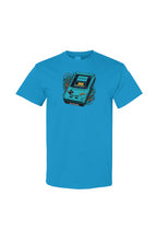 Load image into Gallery viewer, Blue Gameboy Splash Tee
