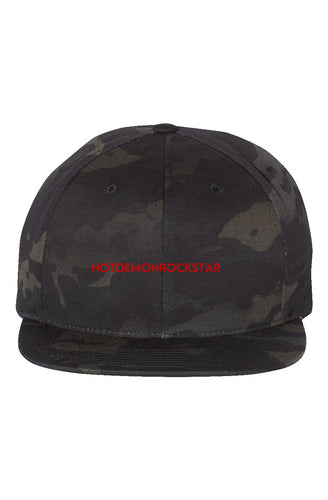 HOTDEMONROCKSTAR Camo Black Snapback