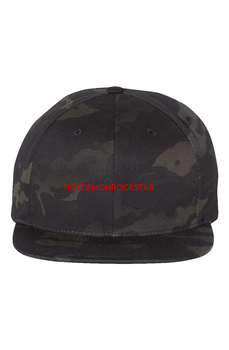 HOTDEMONROCKSTAR Camo Black Snapback