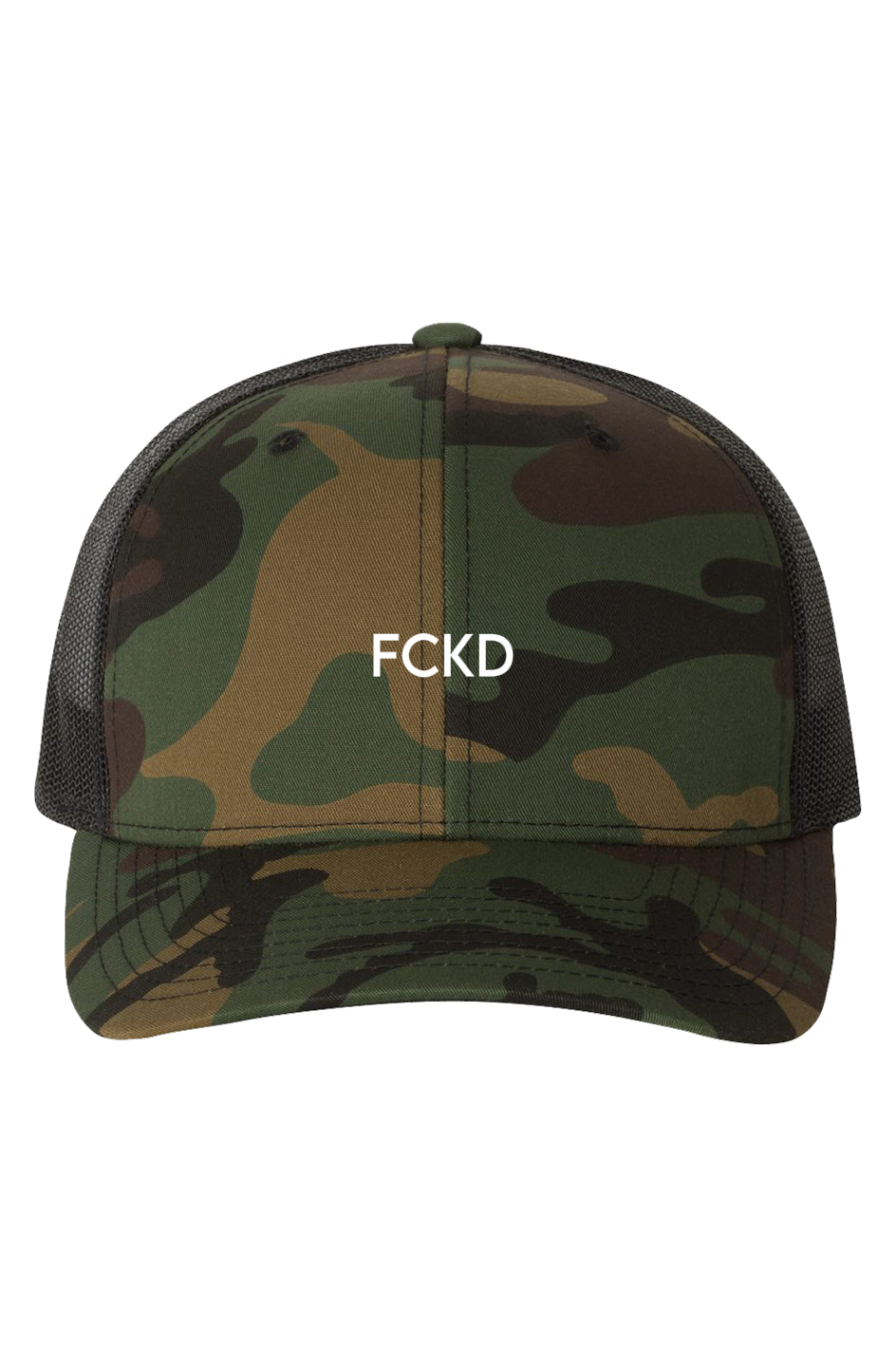 FCKD Camo Trucker-Cap