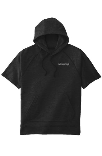 VERSI8NEIGHT Gothic Logo Tri-Blend Fleece S/S Hooded Pullover