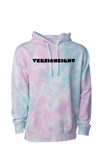 VERSI8NEIGHT Jetson Logo Tie Dye Cotton Candy Hoodie
