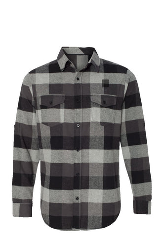 VERSI8NEIGHT Scan Logo Flannel Grey And Black