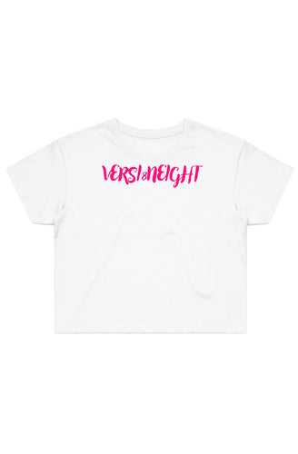 VERSI8NEIGHT Script Logo Street Crop Tee