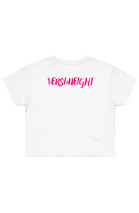 VERSI8NEIGHT Script Logo Street Crop Tee