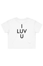 Load image into Gallery viewer, I LUV U Street Crop Tee
