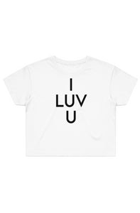 I LUV U Street Crop Tee