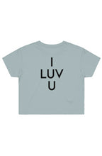 Load image into Gallery viewer, I LUV U Street Crop Tee
