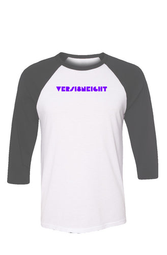 VERSI8NEIGHT Geo Logo Baseball Tee