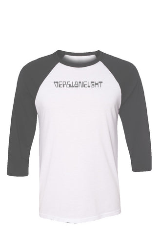 VERSI8NEIGHT Digital Logo Baseball Tee