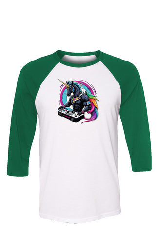 Mystic Demon Unicorn Baseball Tee