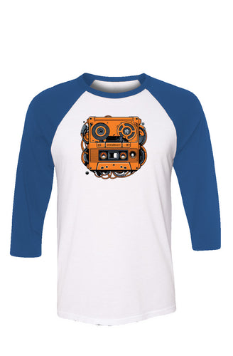 Cassette Player Baseball Tee