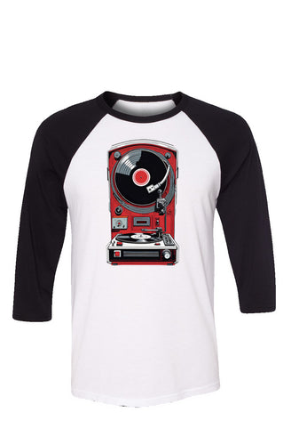 Drop the Needle Baseball Tee