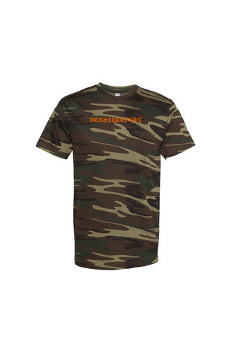 VERSI8NEIGHT Sicario Logo Green Woodland Camo Tee