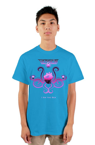 I Am the Sea Tee Blue